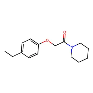 2-(4-Ethylphenoxy)-1-(piperidin-1-yl)ethan-1-one structure