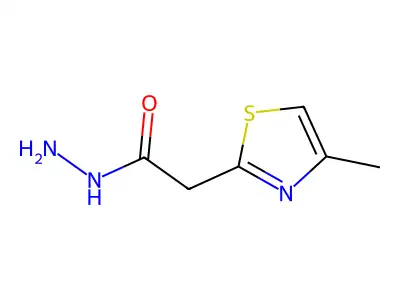 2-(4-Methyl-1,3-thiazol-2-yl)acetohydrazide structure