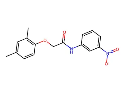 2-(2,4-dimethylphenoxy)-N-(3-nitrophenyl)acetamide structure