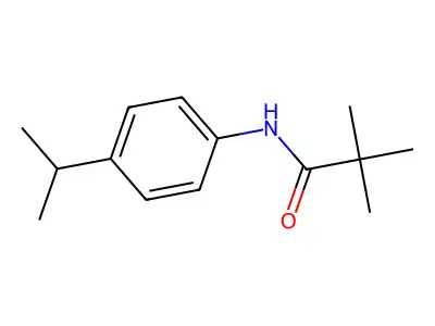 N-(4-Isopropylphenyl)pivalamide structure