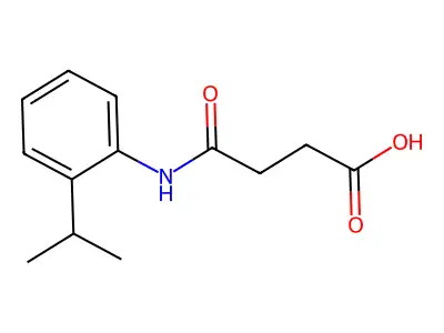 4-[(2-Isopropylphenyl)amino]-4-oxobutanoic acid structure