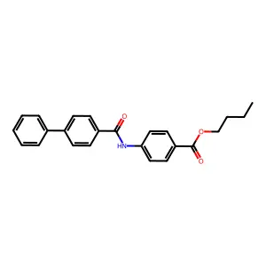 Butyl 4-[(4-phenylbenzoyl)amino]benzoate structure