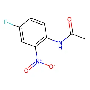 4'-Fluoro-2'-nitroacetanilide structure