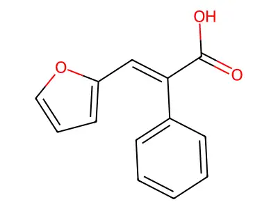 3-(2-Furyl)-2-phenyl-prop-2-enoic acid structure