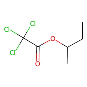 Sec-butyl trichloroacetate structure
