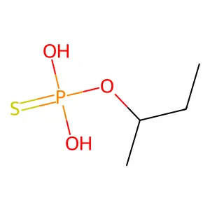 Butan-2-yloxy-dihydroxy-sulfanylidene-phosphorane structure