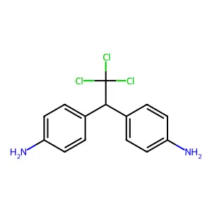 4,4'-(2,2,2-三氯亚乙基)双苯胺 structure