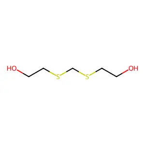 Bis(2-hydroxyethylthio)methane structure