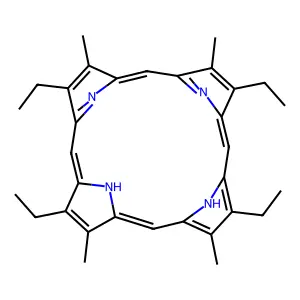 2,8,12,18-Tetraethyl-3,7,13,18-tetramethyl-21H,23H-porphin structure