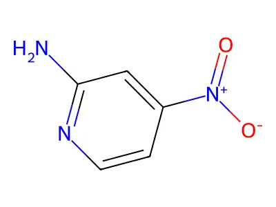 2-Amino-4-nitropyridine structure