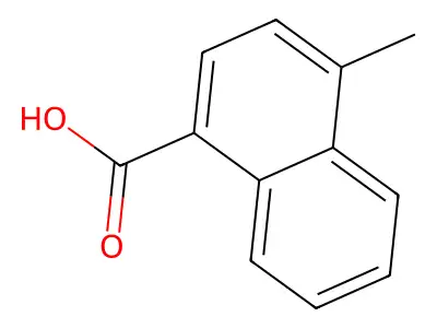 4-Methyl-1-naphthalenecarboxylic acid structure