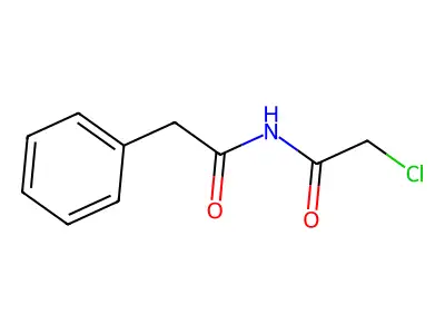N-(2-chloroacetyl)-2-phenylacetamide structure