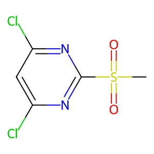 4,6-Dichloro-2-(methylsulfonyl)pyrimidine structure
