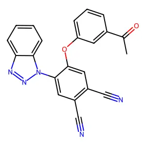4-(3-Acetylphenoxy)-5-(benzotriazol-1-yl)benzene-1,2-dicarbonitrile structure