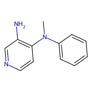 N~4~-methyl-N~4~-phenyl-3,4-pyridinediamine structure