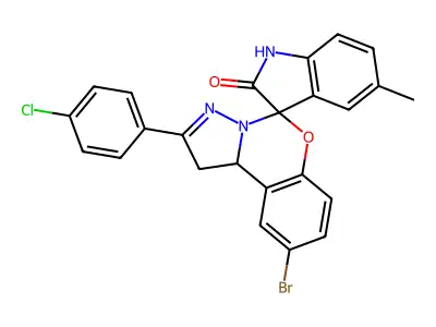 C24H17BrClN3O2 structure