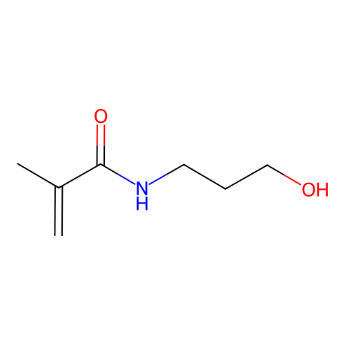 N-(3-Hydroxypropyl)-2-methylprop-2-enamide structure