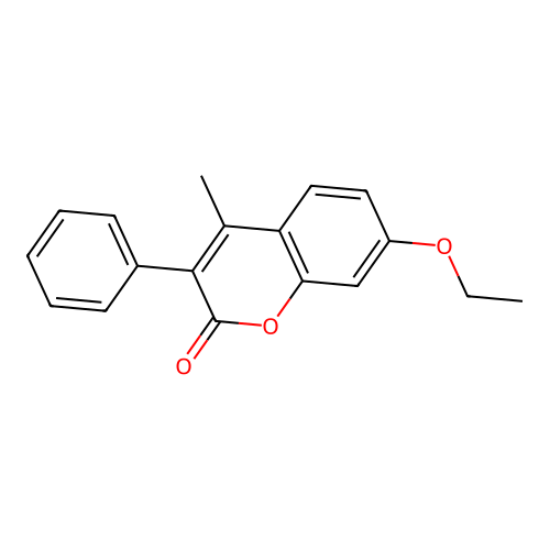 7-Ethoxy-4-methyl-3-phenylchromen-2-one structure