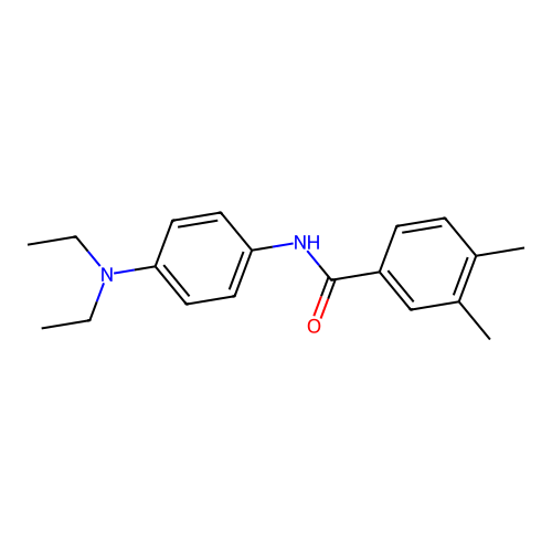 N-[4-(diethylamino)phenyl]-3,4-dimethylbenzamide structure