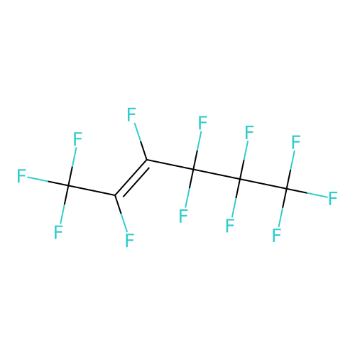 (2E)-1,1,1,2,3,4,4,5,5,6,6,6-Dodecafluorohex-2-ene structure