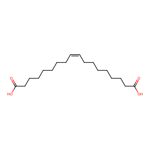 cis-9-Octadecenedioic acid structure