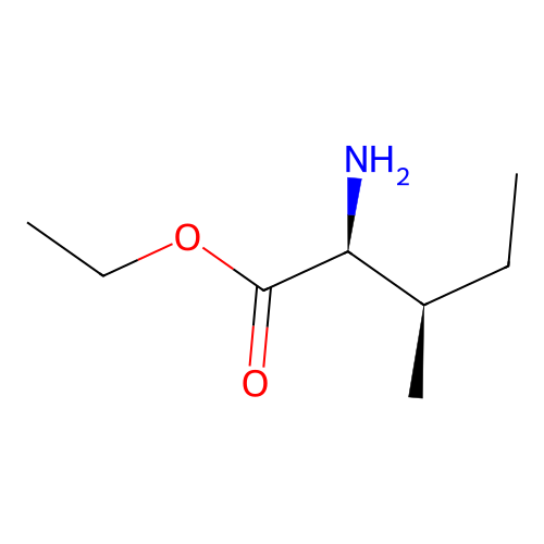 ethyl (2S,3R)-2-amino-3-methylpentanoate structure