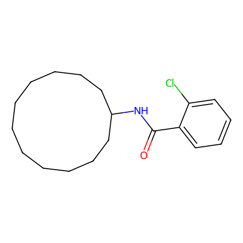 2-chloro-N-cyclododecylbenzamide structure