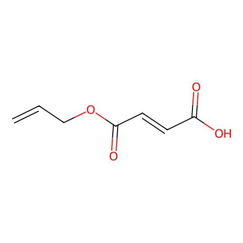 2-Butenedioic acid (2Z)-, 1-(2-propen-1-yl) ester structure