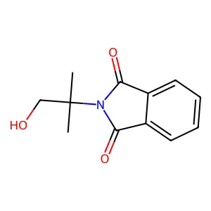 2-(1-hydroxy-2-methylpropan-2-yl)-2,3-dihydro-1H-isoindole-1,3-dione structure
