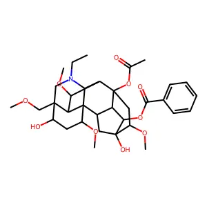 Indaconitine structure