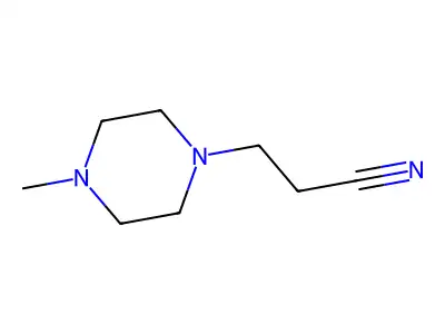 3-(4-Methylpiperazin-1-yl)propanenitrile structure