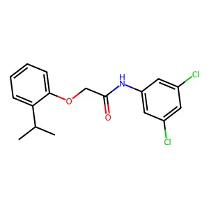 N-(3,5-dichlorophenyl)-2-(2-isopropylphenoxy)acetamide structure