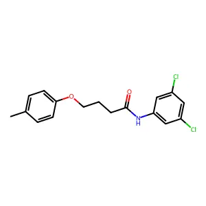 N-(3,5-dichlorophenyl)-4-(4-methylphenoxy)butanamide structure