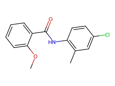 N-(4-chloro-2-methylphenyl)-2-methoxybenzamide structure