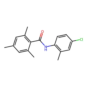 N-(4-chloro-2-methylphenyl)-2,4,6-trimethylbenzamide structure