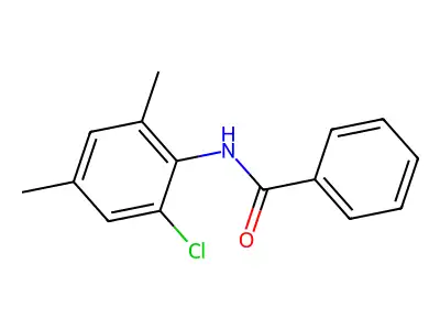 N-(2-chloro-4,6-dimethylphenyl)benzamide structure