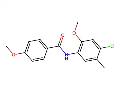 N-(4-chloro-2-methoxy-5-methylphenyl)-4-methoxybenzamide structure