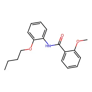 N-(2-butoxyphenyl)-2-methoxybenzamide structure
