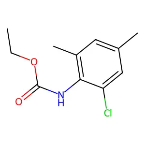 ethyl N-(2-chloro-4,6-dimethylphenyl)carbamate structure