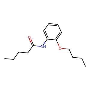 N-(2-butoxyphenyl)pentanamide structure