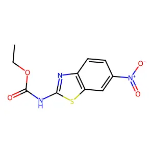 6-Nitro-benzothiazol-2-yl-carbamic acid ethyl ester structure