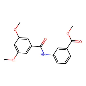 Methyl 3-[(3,5-dimethoxybenzoyl)amino]benzoate structure
