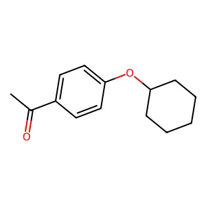 1-[4-(Cyclohexyloxy)phenyl]ethan-1-one structure