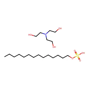 三乙醇胺十四烷基硫酸酯 structure