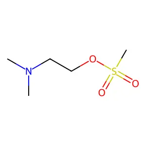 2-(dimethylamino)ethyl Methanesulfonate structure