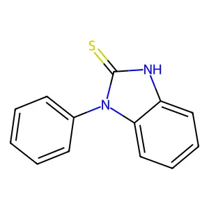 1-Phenyl-1H-benzimidazol-2-YL hydrosulfide structure