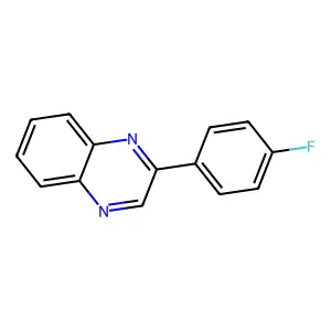2-(4-Fluorophenyl)quinoxaline structure