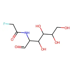 Methyl 2,5-di-o-benzoyl-3-deoxypentofuranoside structure