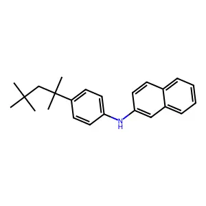 2-Naphthalenamine, N-(4-(1,1,3,3-tetramethylbutyl)phenyl)- structure