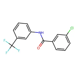 3-Chloro-3'-(trifluoromethyl)benzanilide structure
